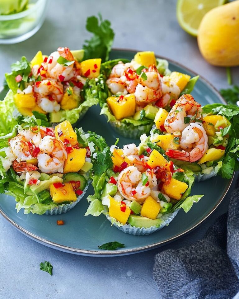 Avocado, Mango, and Chilli Prawn Cups Recipe