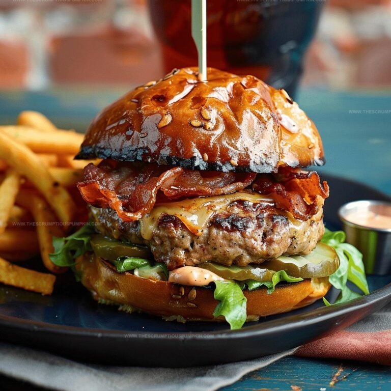 Triple Seared Whiskey Burger Recipe