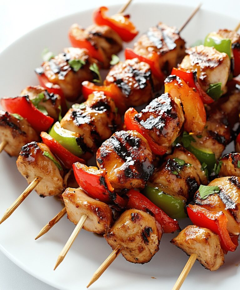 Yummy Honey Chicken Kabobs Recipe