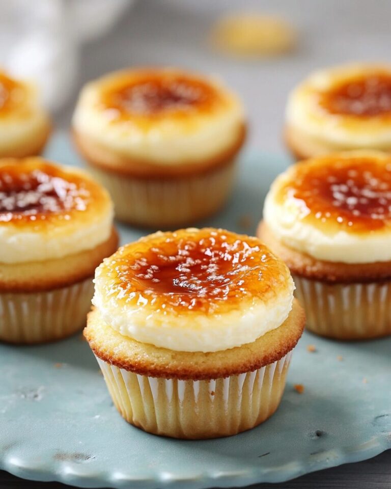 Creme Brulee Cheesecake Cupcakes Recipe