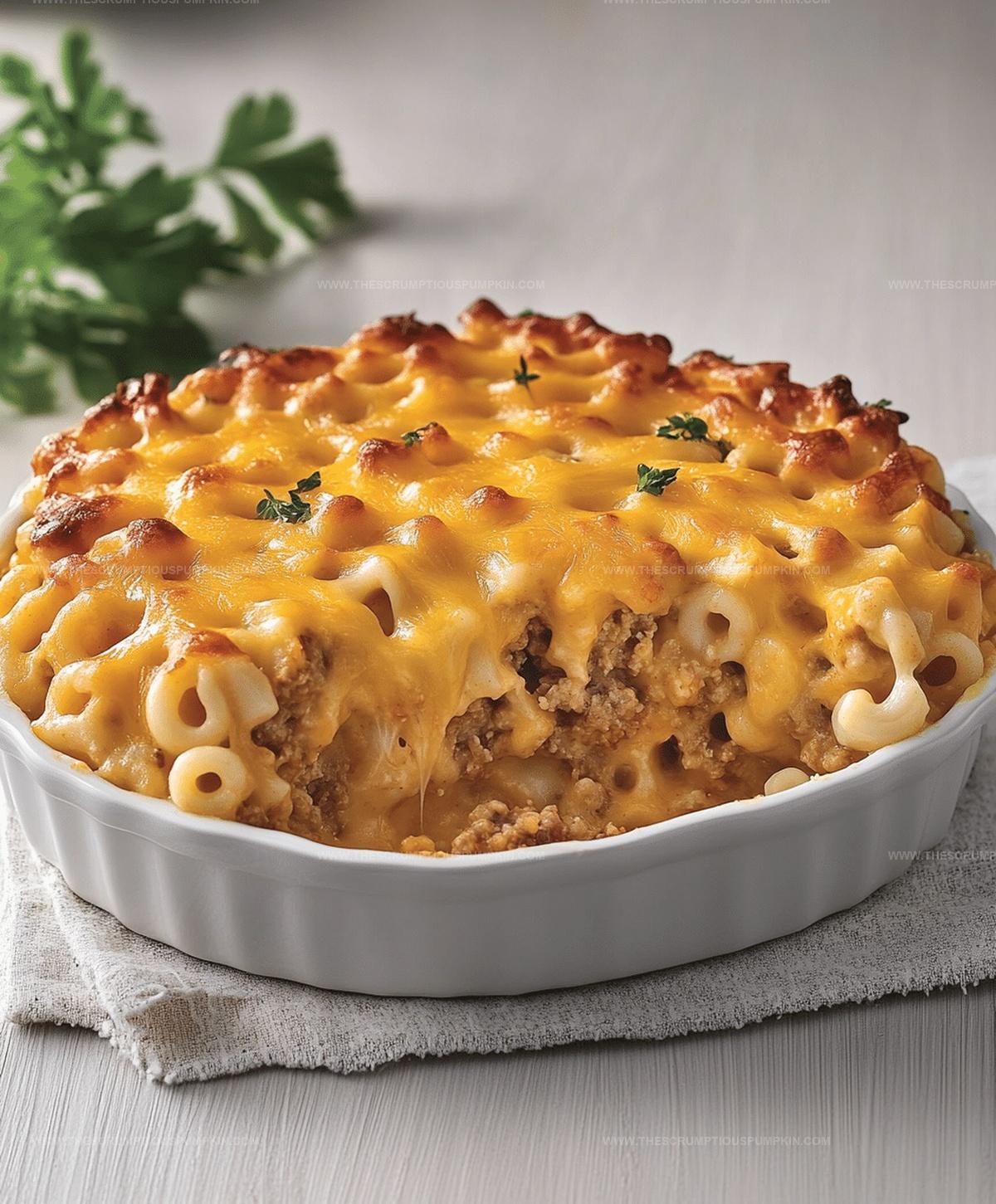Heartwarming Mac and Cheese Meatloaf Casserole Recipe