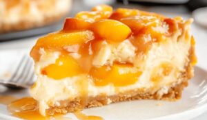 Orchard Peach Cobbler Cheesecake Recipe