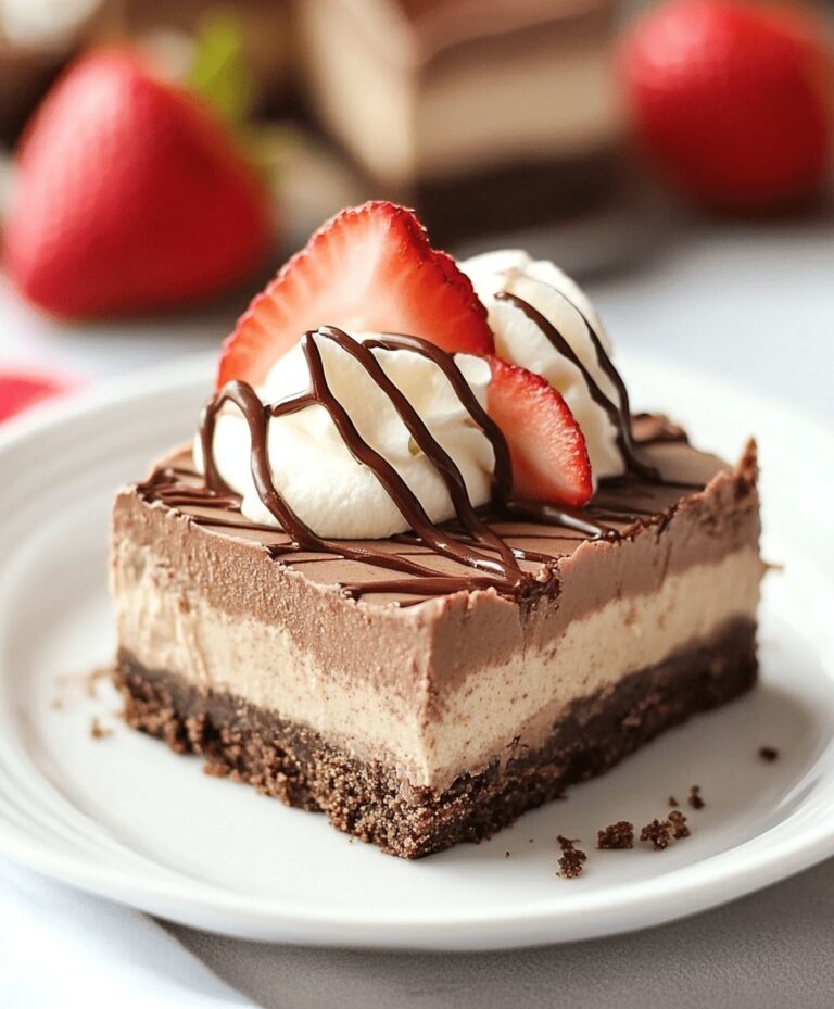 No Bake Nutella Cheesecake Bars Recipe