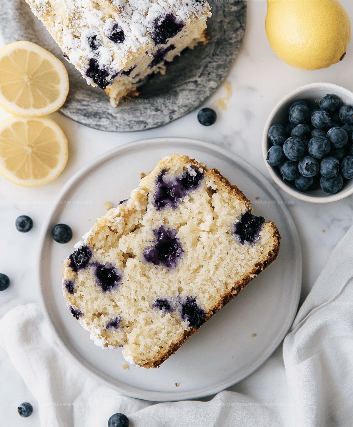 Lemon Blueberry Bread Recipe
