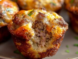 Easy Sausage Breakfast Muffins Recipe