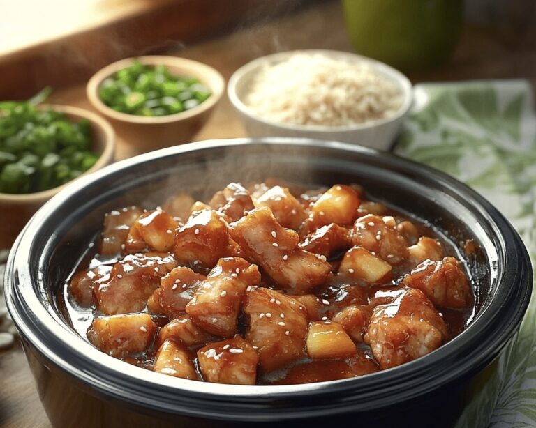 Lush Hawaiian Crockpot Chicken Recipe