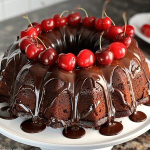 Chocolate Cherry Cake Recipe