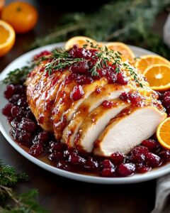 Cranberry Orange Glazed Turkey Breast Recipe