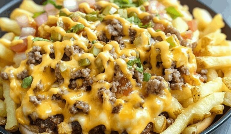 Cheeseburger Loaded Fries Recipe