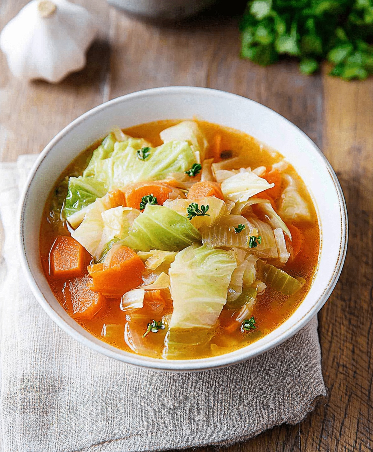 Invigorating Cabbage Fat-burning Soup Recipe