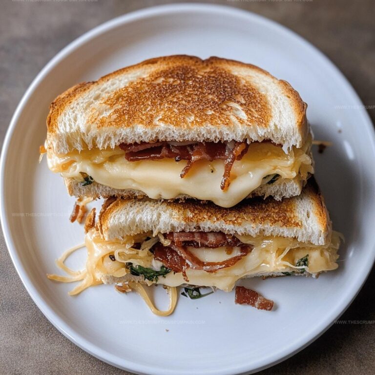 Opulent Sourdough Brie Grilled Cheese With Bacon Recipe