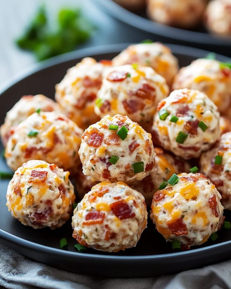 Bite-Sized Bacon Ranch Cheeseballs Recipe