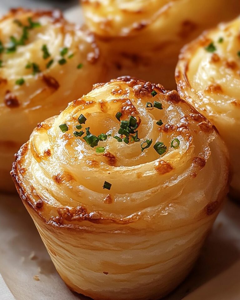 Cheesy Garlic Cruffins Recipe