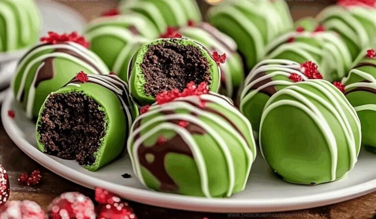 Jovial Grinch Oreo Balls Recipe