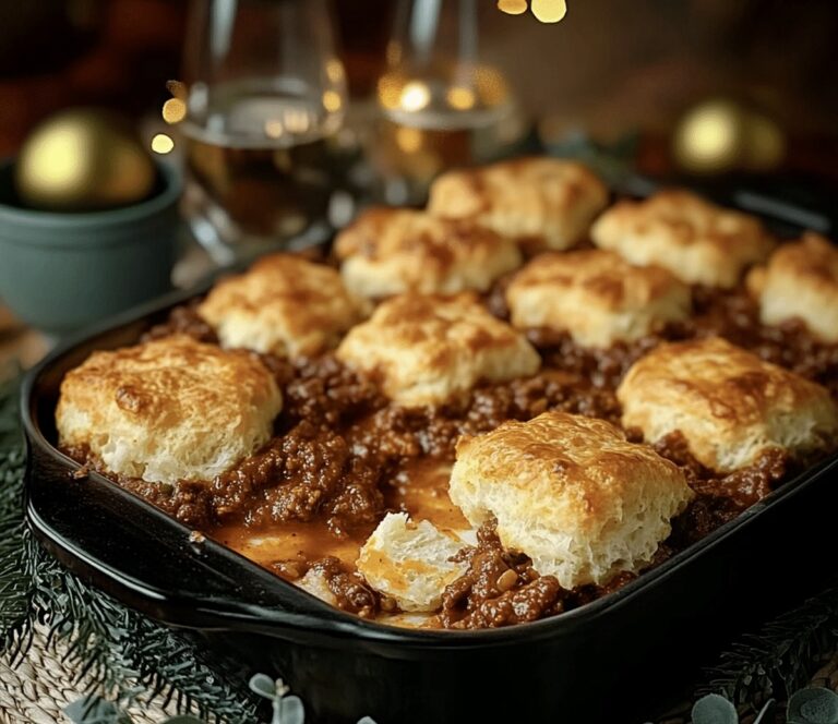 Sloppy Joe Biscuit Casserole Recipe