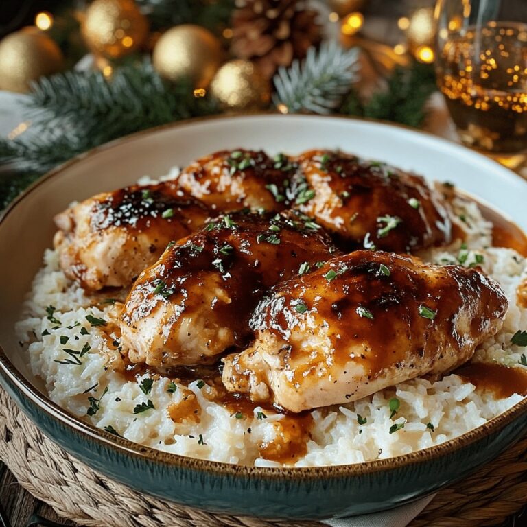 Luxe Smothered Chicken And Rice Recipe