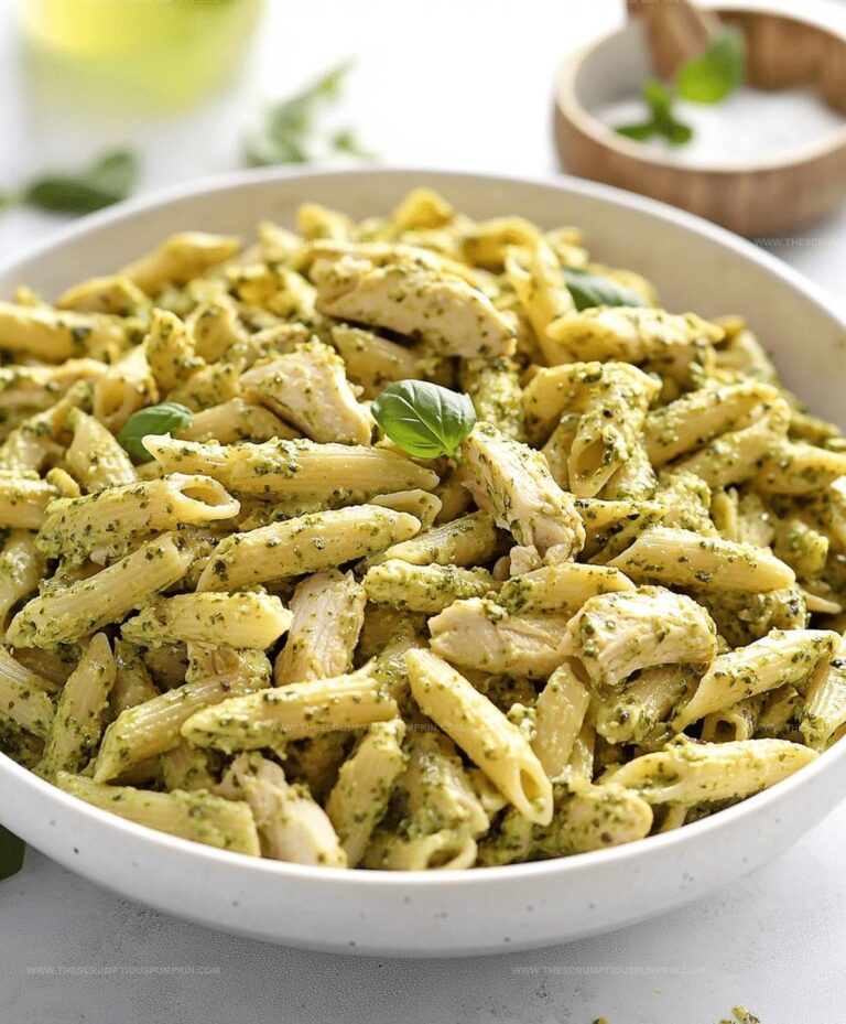 Creamy Chicken Pesto Pasta Recipe