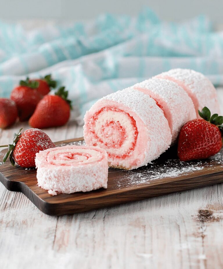 Sweet Strawberry Shortcake Cheesecake Rolls Recipe