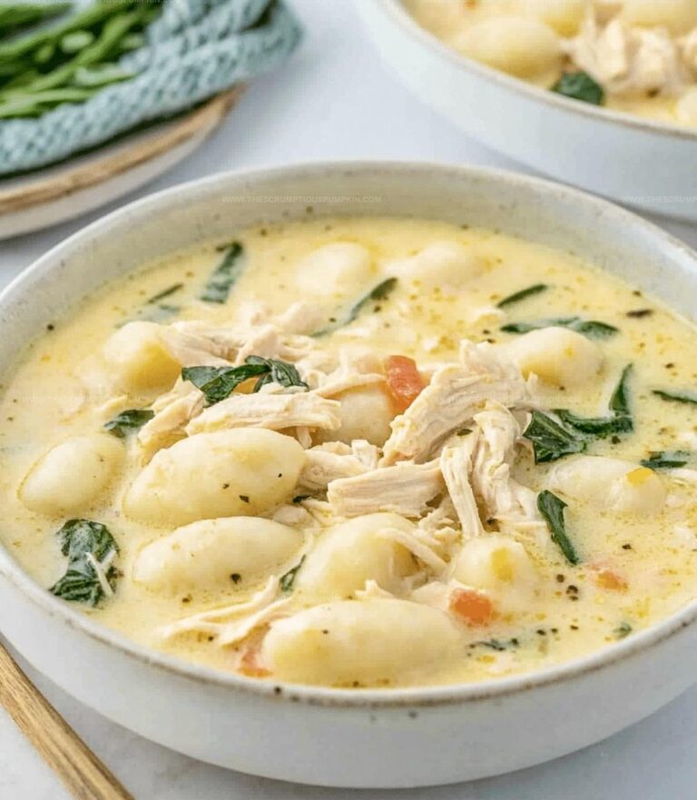 Creamy Chicken Gnocchi Soup Recipe
