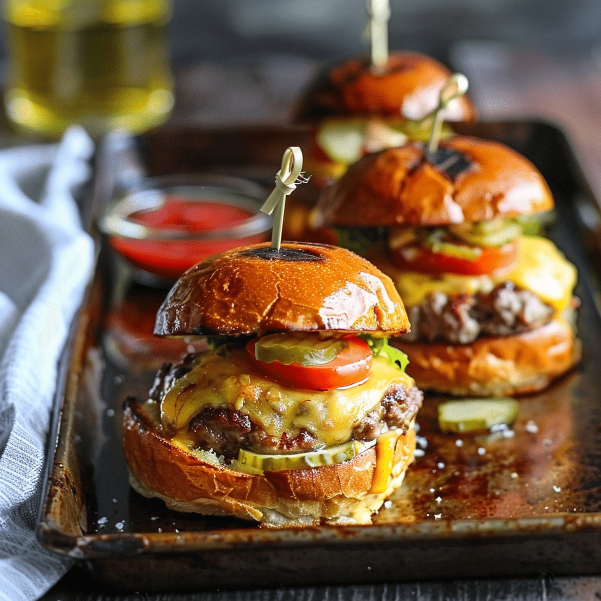 Slider-style Mini Burgers Recipe