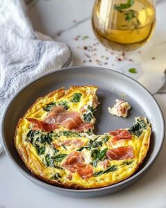 Prosciutto Spinach Frittata Recipe