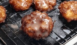 Shatter-Crisp Baked Apple Fritters Recipe