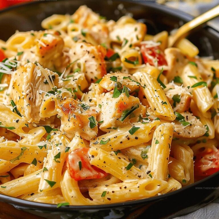 Creamy Garlic Chicken Pasta Recipe
