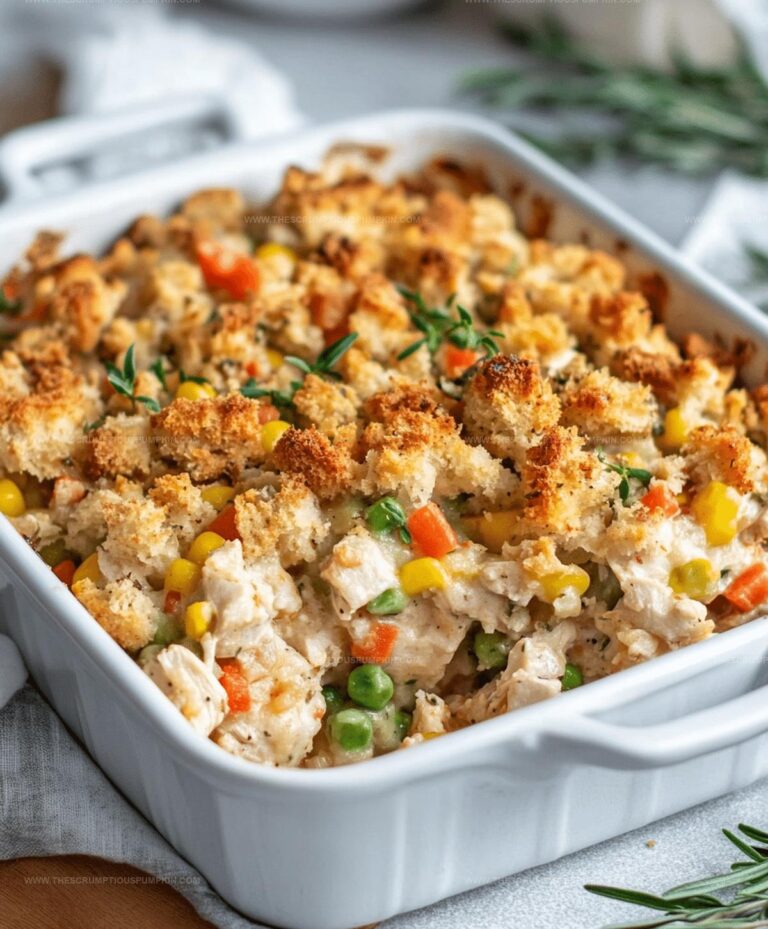 Chicken And Stuffing Casserole Recipe