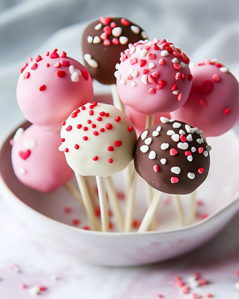 Valentines Day Cake Pops Recipe