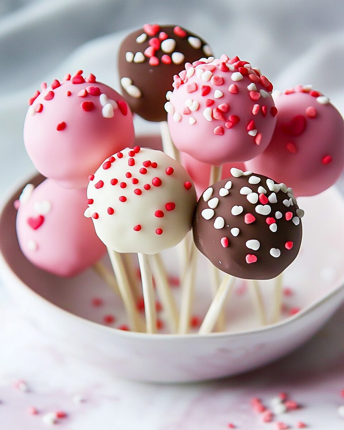 Valentines Day Cake Pops Recipe