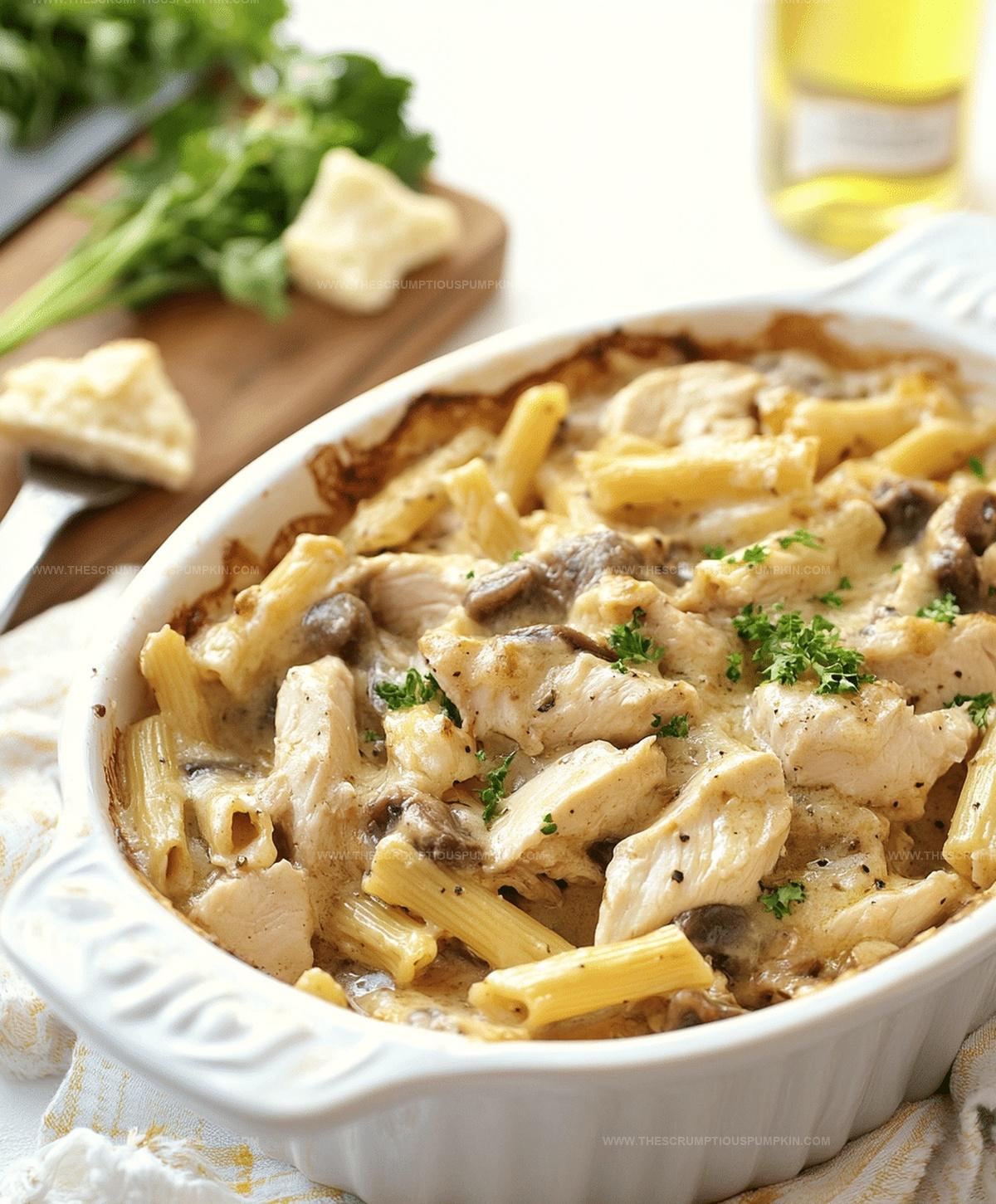 Chicken Marsala Casserole Recipe