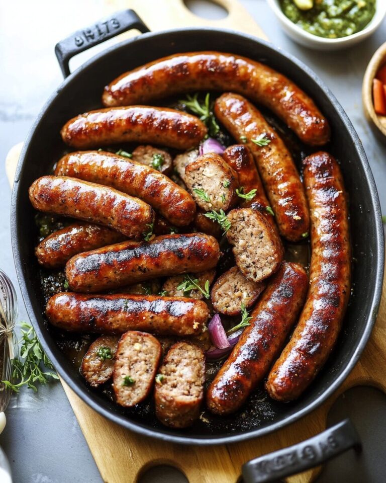 Maple-Glazed Sausage Links Recipe