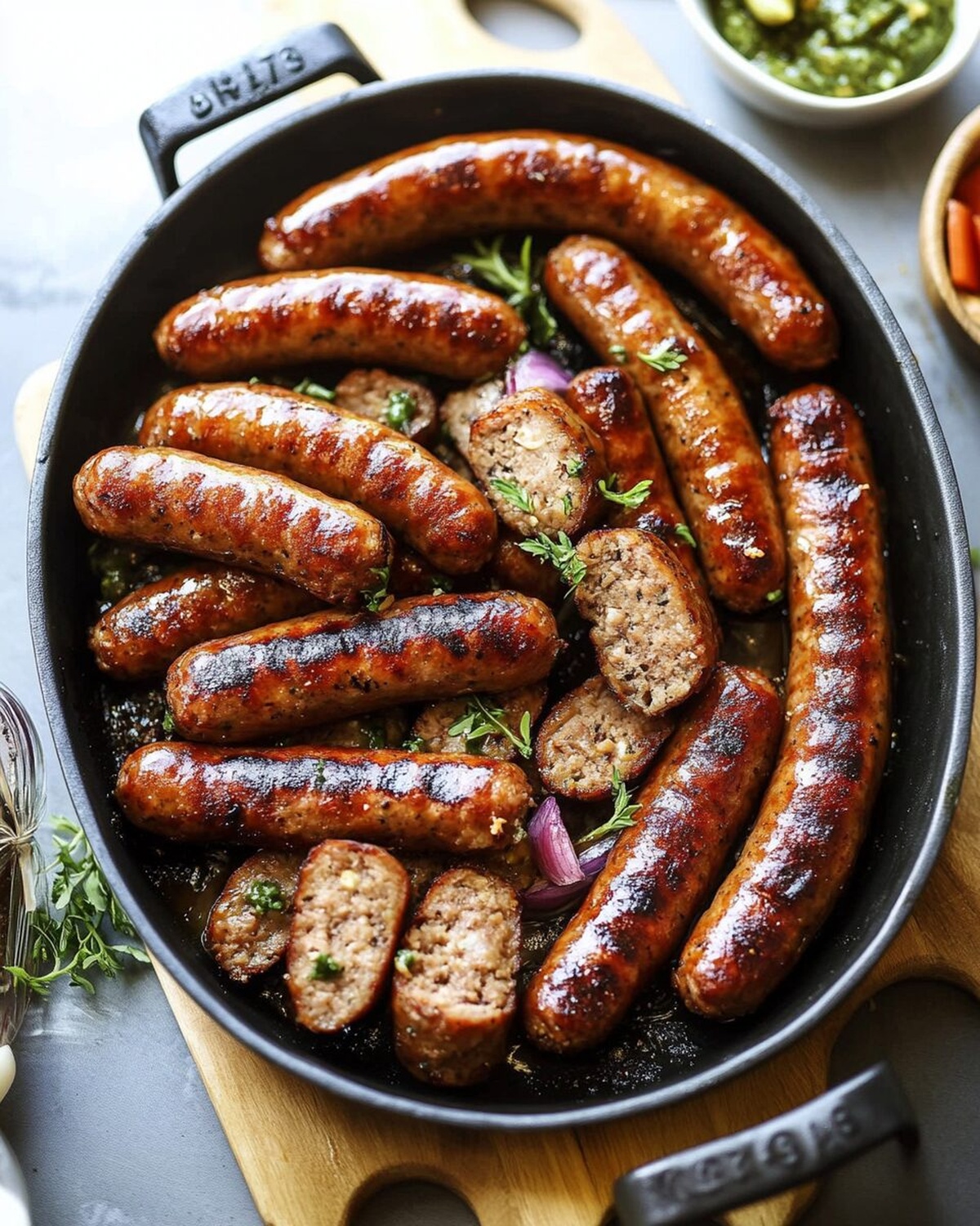 Maple-Glazed Sausage Links Recipe