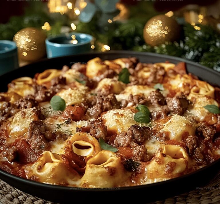 Supreme Meat Lovers Pizza Tortellini Recipe