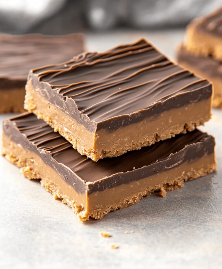 No-bake Chocolate Peanut Butter Bars Recipe