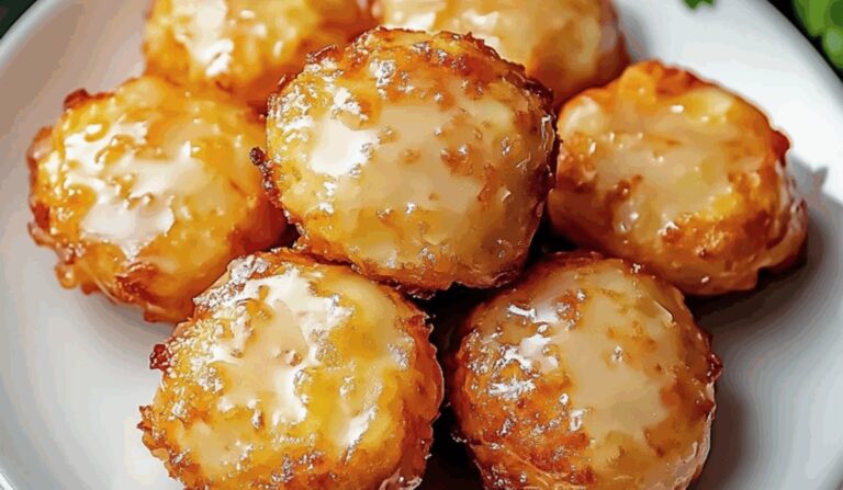 Caramelized Baked Apple Fritters Recipe