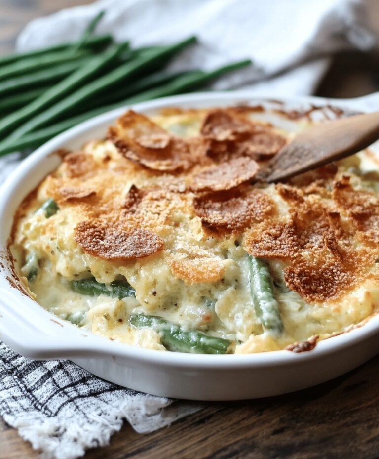 Loaded Green Bean Casserole Recipe