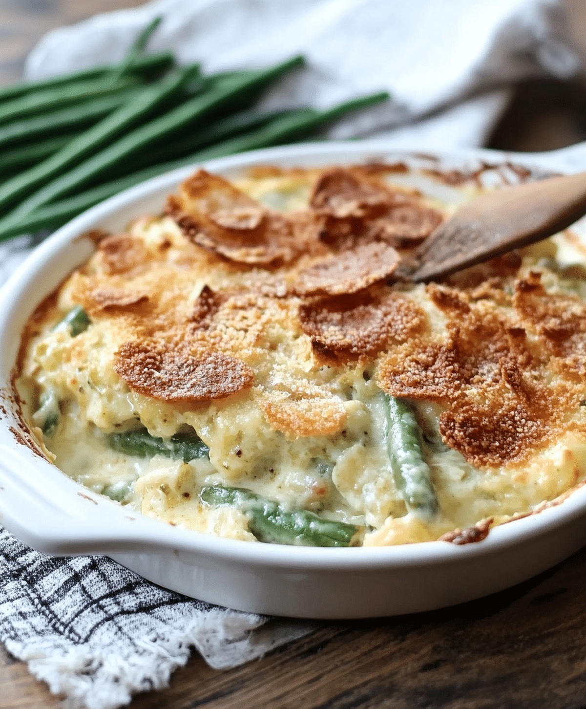 Loaded Green Bean Casserole Recipe