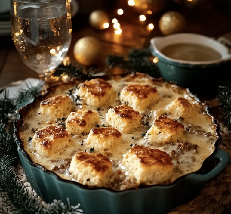 Biscuits & Gravy Casserole Recipe