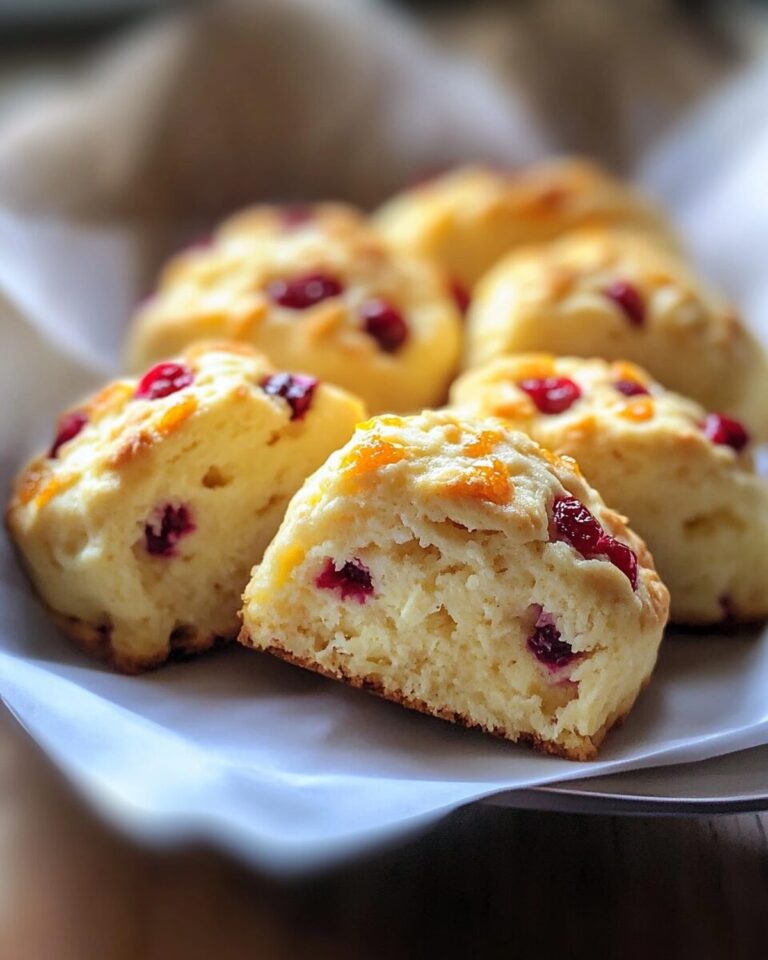 Orange Cranberry Cream Scones Recipe