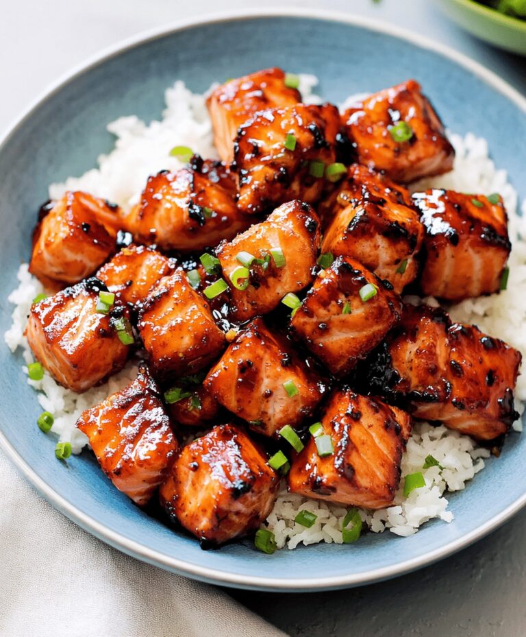 Mouthwatering Honey Garlic Salmon Bites Recipe