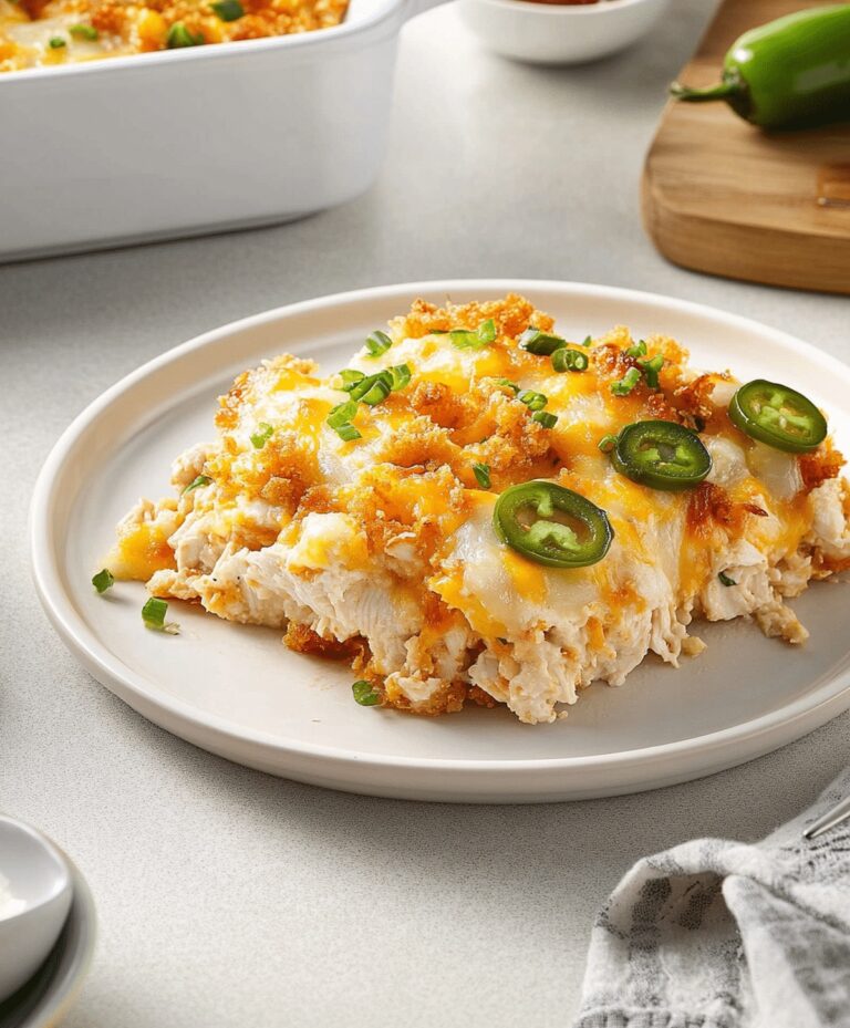 Jalapeno Popper Chicken Casserole Recipe