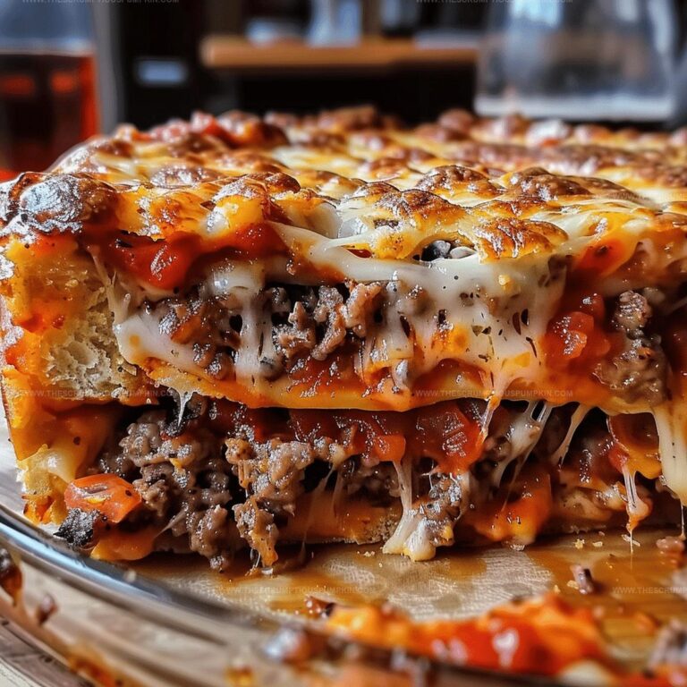 The Pizza Burger Pie Recipe