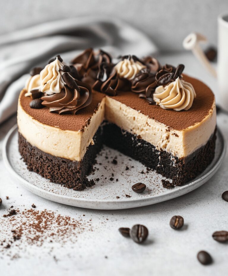 Coffee Brownie Cheesecake Recipe