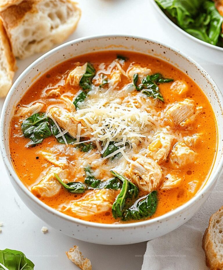 Crock Pot Creamy Chicken Parmesan Soup Recipe