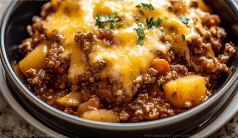 Hearty Slow Cooker Cowboy Casserole Recipe