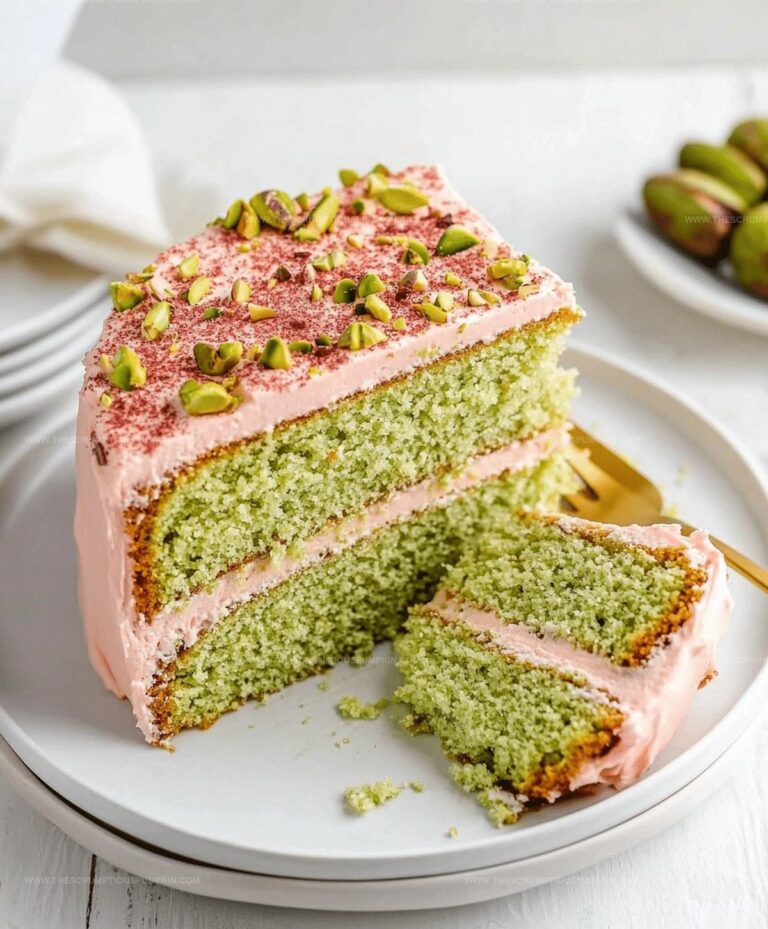 Pistachio Cream Cake Recipe