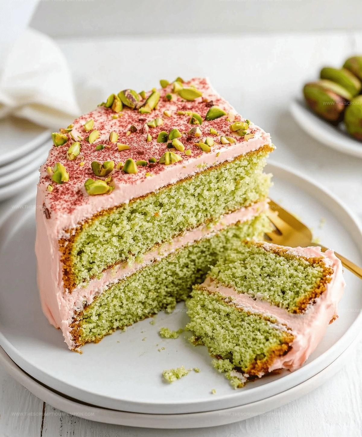 Pistachio Cream Cake Recipe