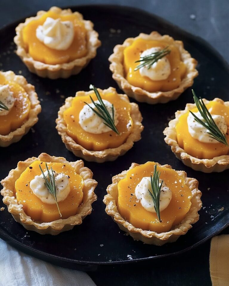 Butternut Squash Tartlets Recipe
