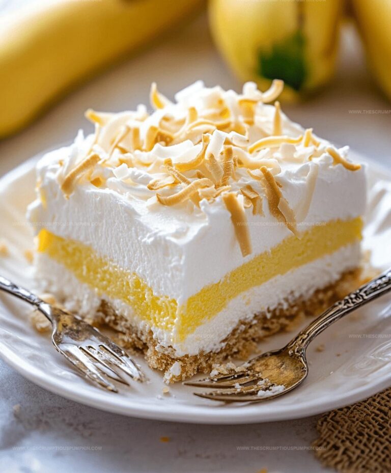 No-bake Coconut Cream Lush Dessert Recipe